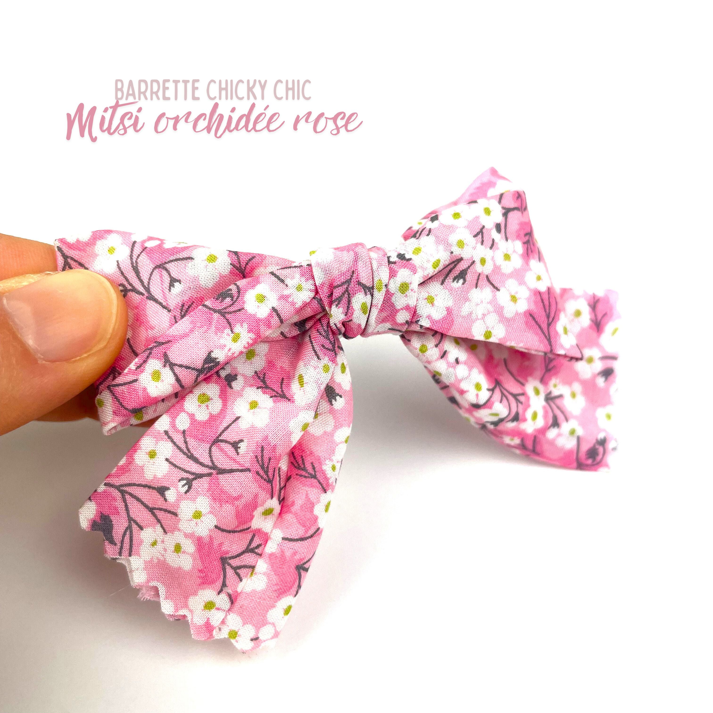 Barrette Chiky Chic Liberty "Mitsi ochidée rose"