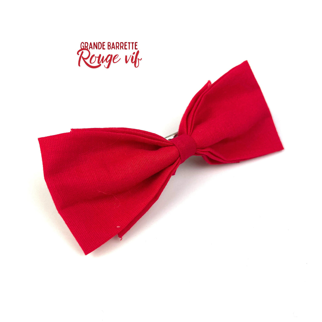 Grande Barrette "Rouge vif"