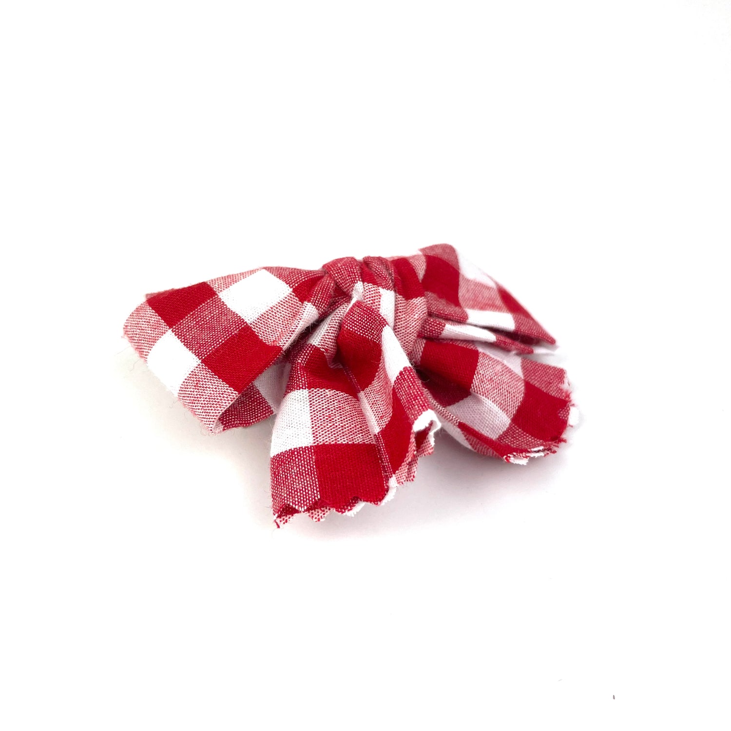 Barrette Chiky Chic "Vichy rouge"