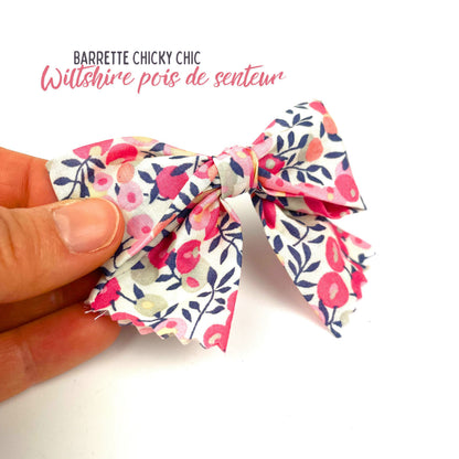 Barrette Chiky Chic Liberty "Wiltshire Pois de senteur"