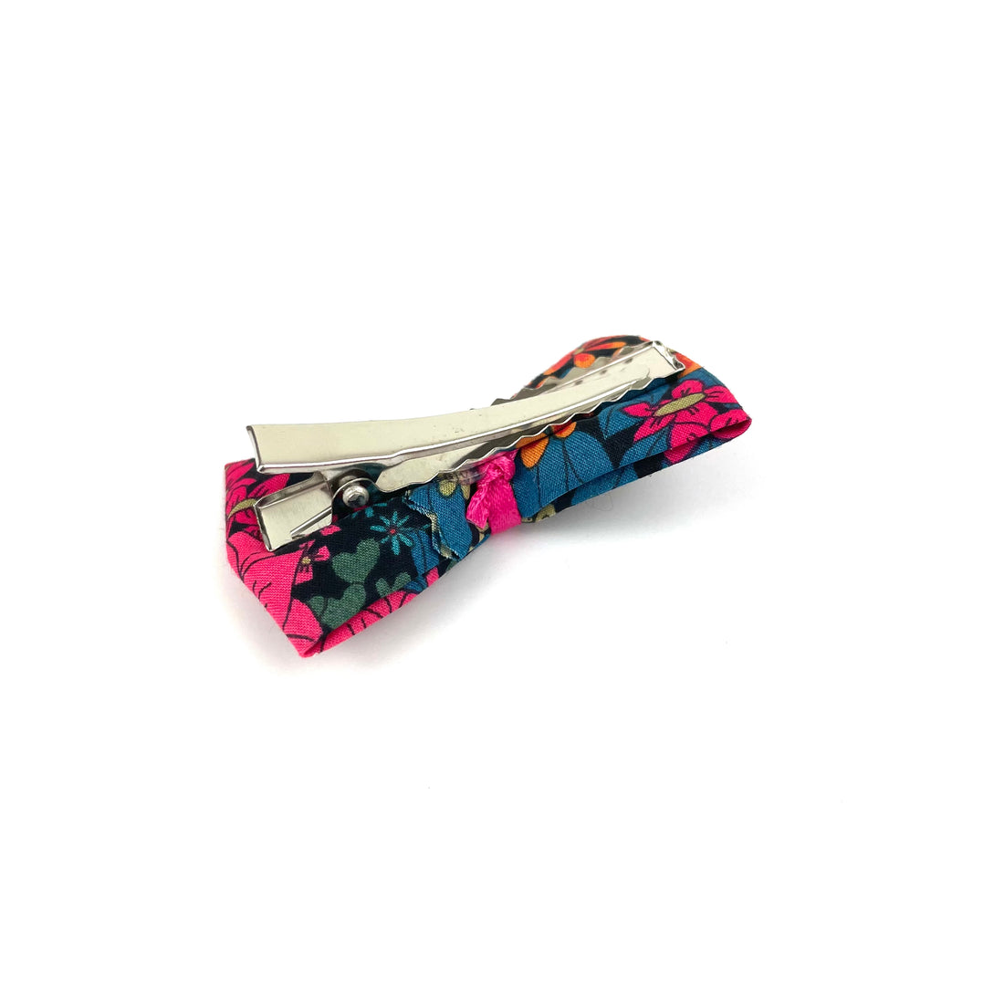 Petite Barrette Liberty "Ciara pétrole"