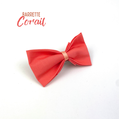 Petite Barrette "Corail"
