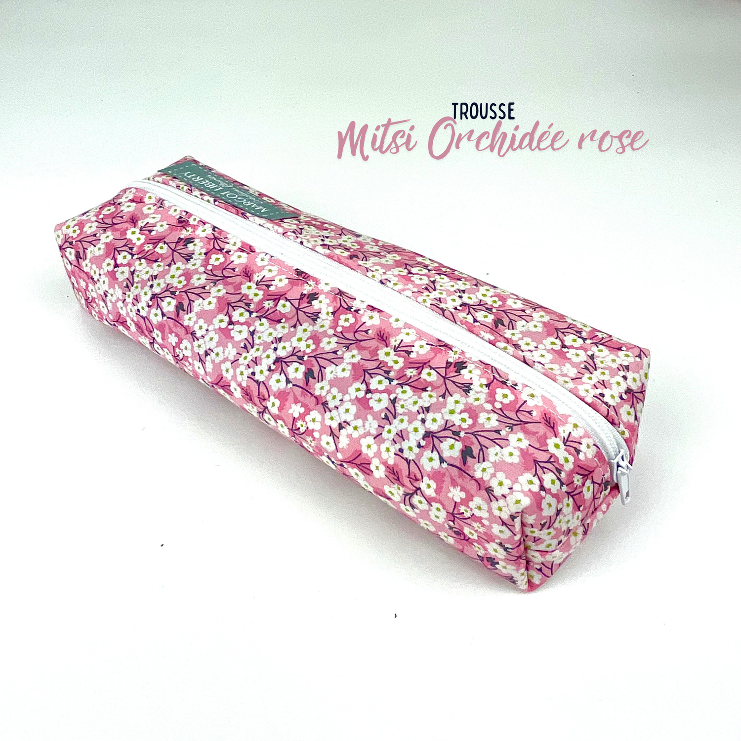 Trousse Liberty "Mitsi Orchidée rose"