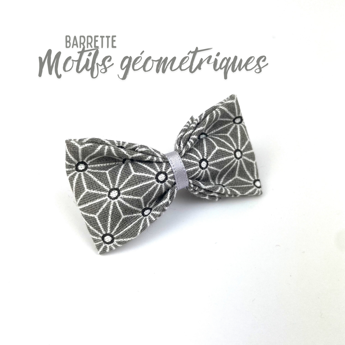Petite Barrette "Motifs géométriques"