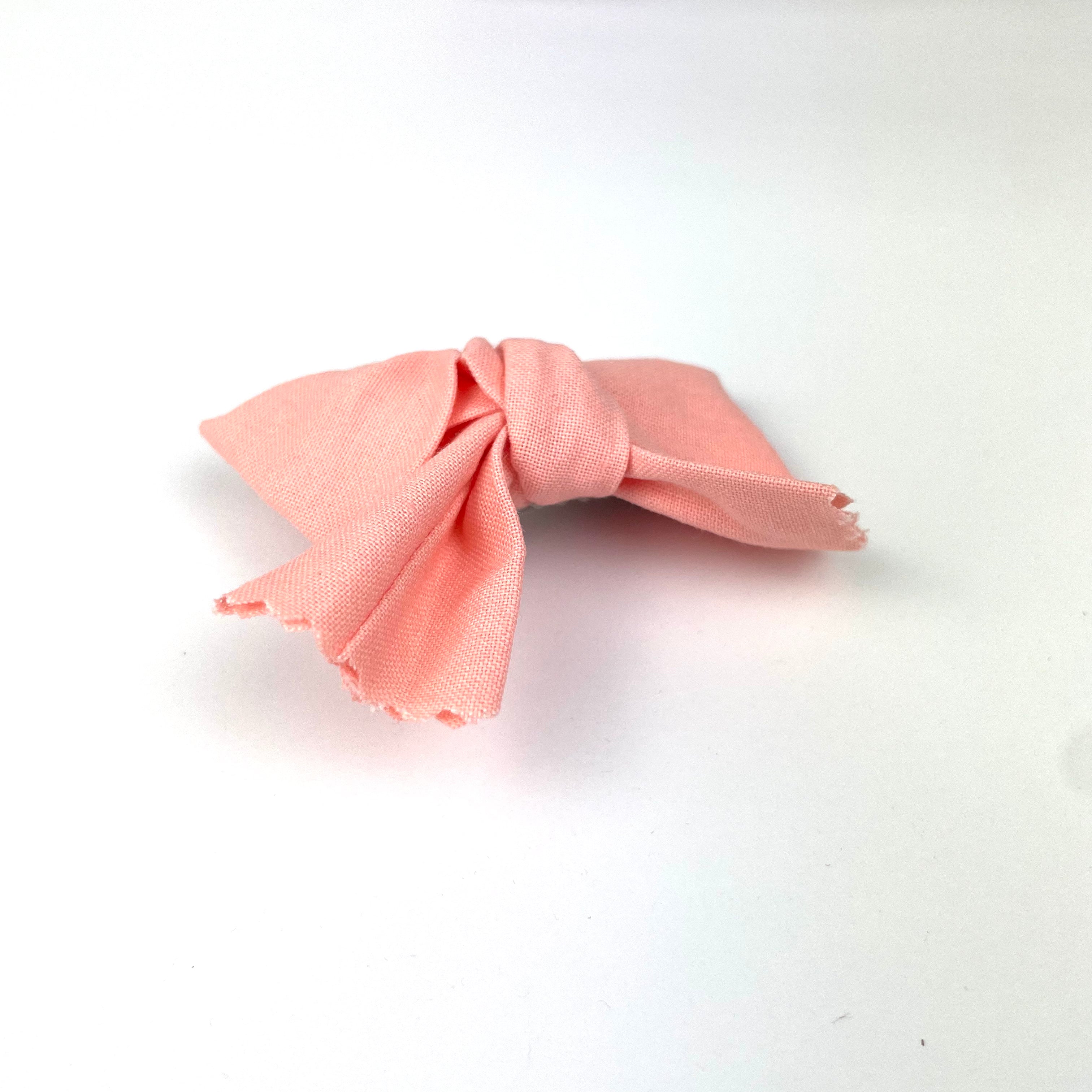 Barrette Chiky Chic "Rose poudrée"