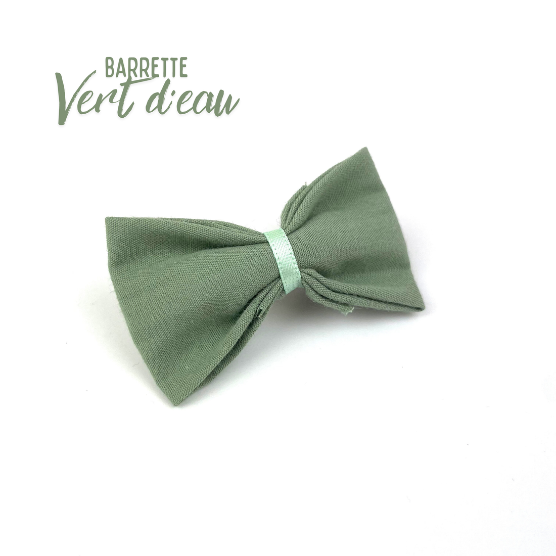 Petite Barrette "Vert d&