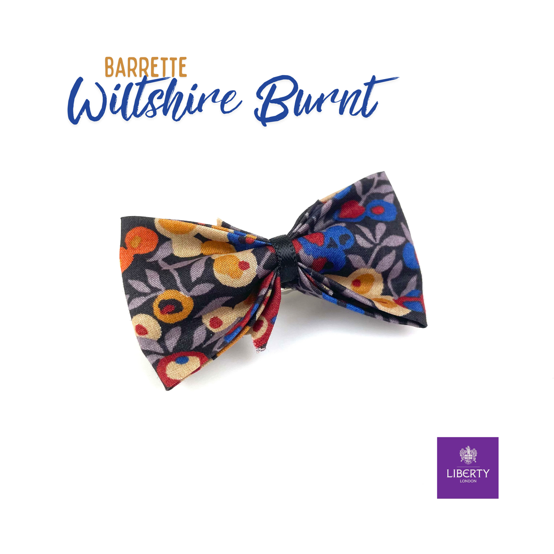 Petite Barrette Liberty "Witlshire Burnt"